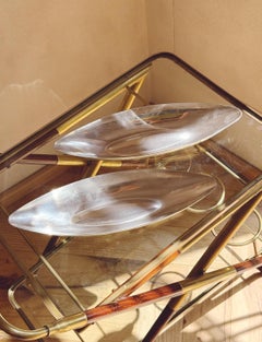 Pareja de cuencos italianos de aperitivo de plata Christofle de los años 60