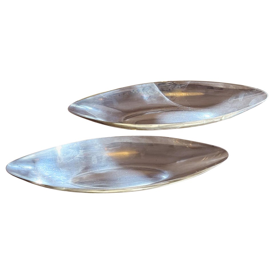 Paar italienische Aperitivo-Schalen aus Christofle-Silber aus den 1960er Jahren im Angebot