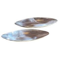 Paar italienische Aperitivo-Schalen aus Christofle-Silber aus den 1960er Jahren
