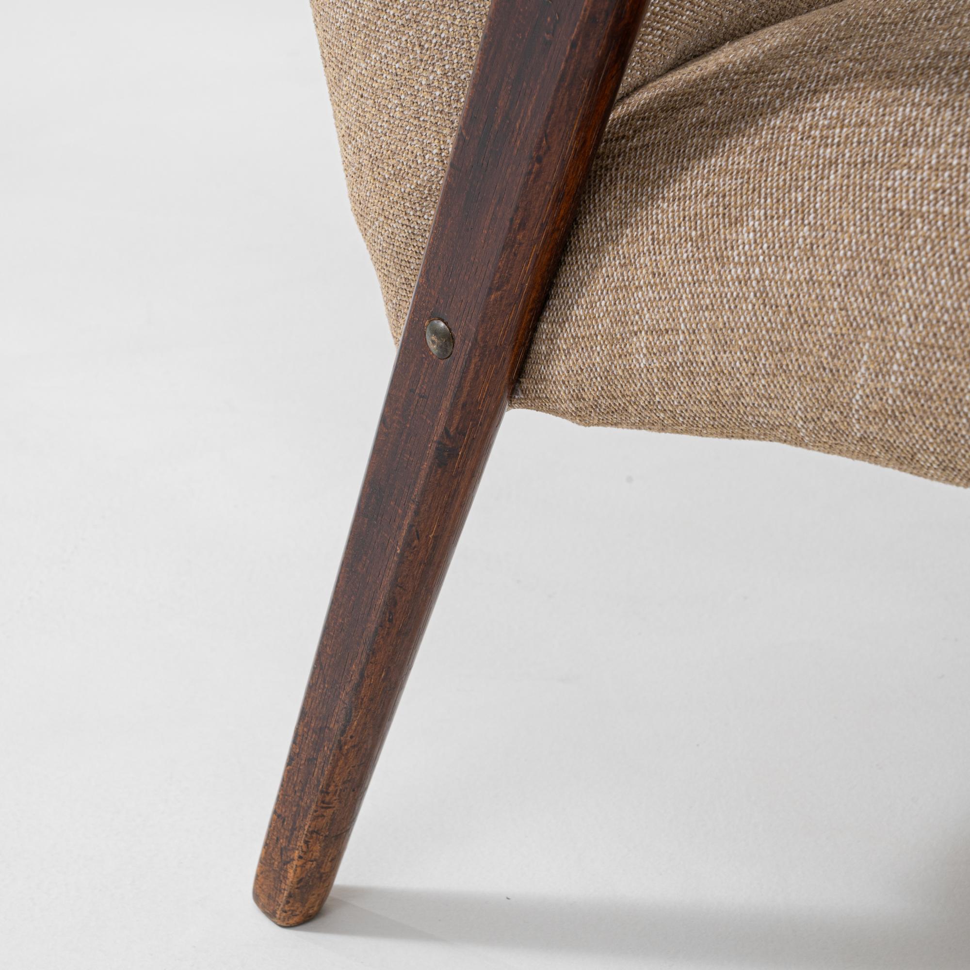 Paar tschechische gepolsterte Sessel aus den 1960er Jahren von TON im Angebot 9