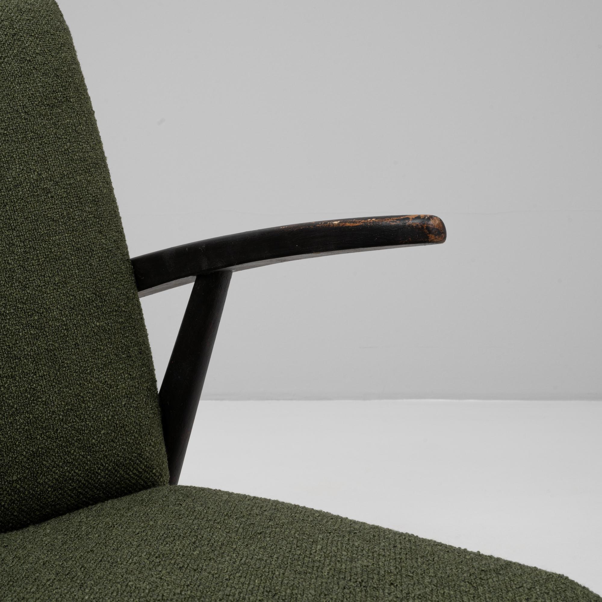 Paar tschechische gepolsterte Sessel aus den 1960er Jahren im Angebot 9