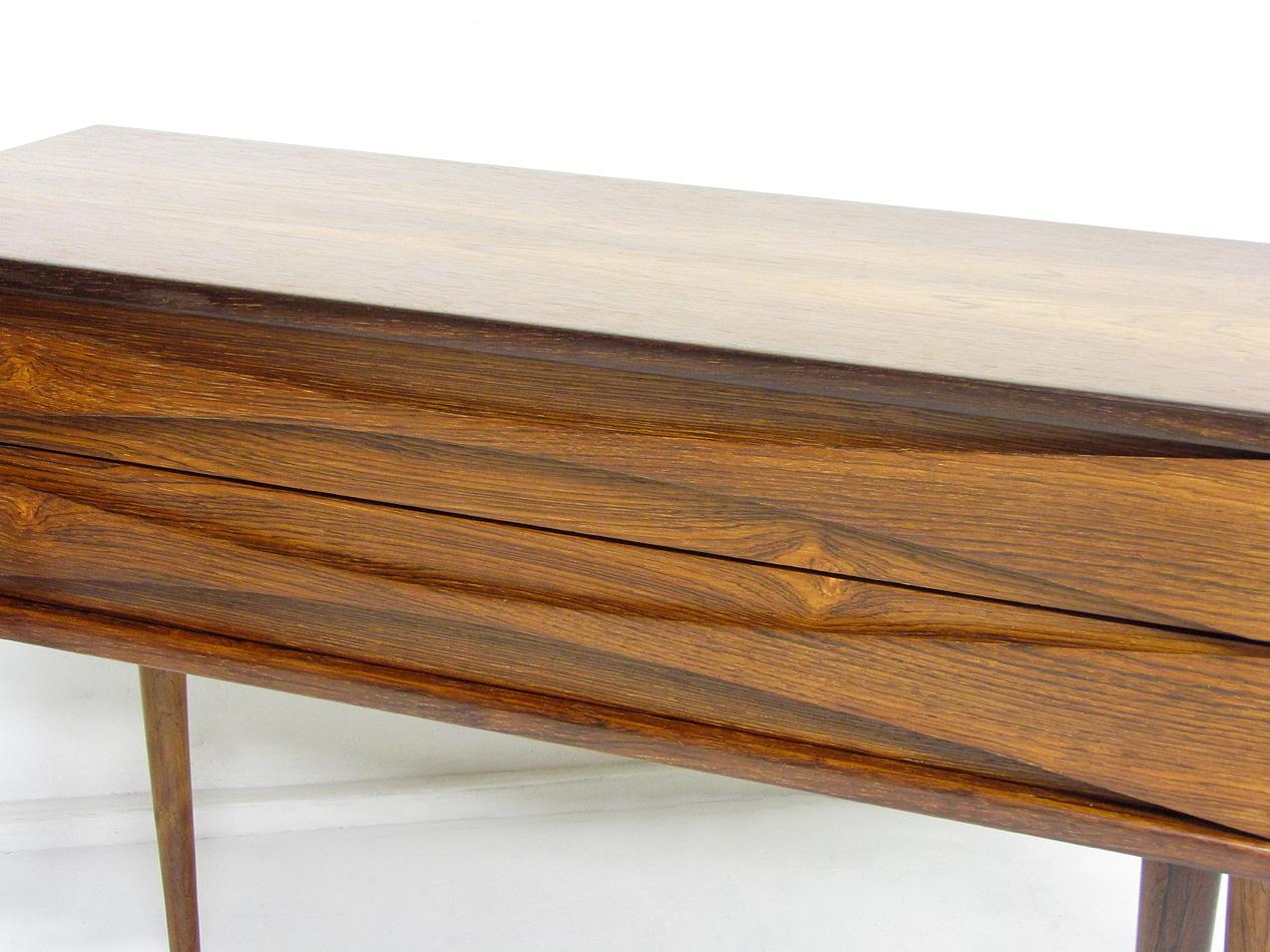 Pair of 1960s Danish Rosewood Side Table Nightstands by Niels Clausen In Good Condition In Shepperton, Surrey