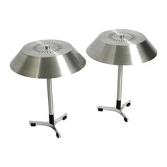 Pair of 1960s Danish Table Lamps by Jo Hammerborg for Fog & Mørup