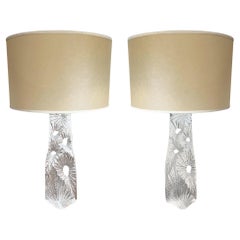 Pair of 1960s Daum Table Lamps