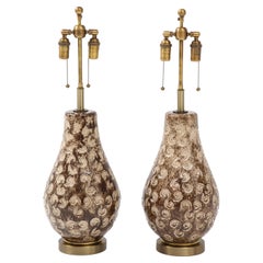 Pair of 1960's Decorative Ceramic Lamps