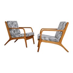 Pair of 1960s Easy Chairs in Style of Adrian Pearsall