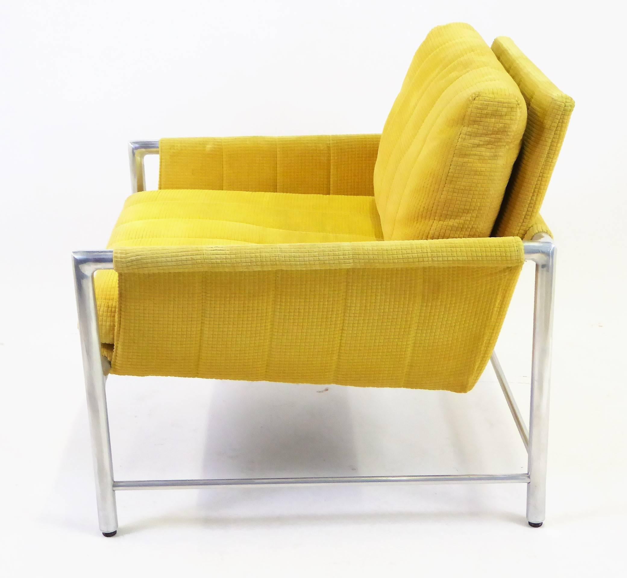 American Pair of 1960s Founders Furniture Lounge Chairs in the Style of Harvey Probber