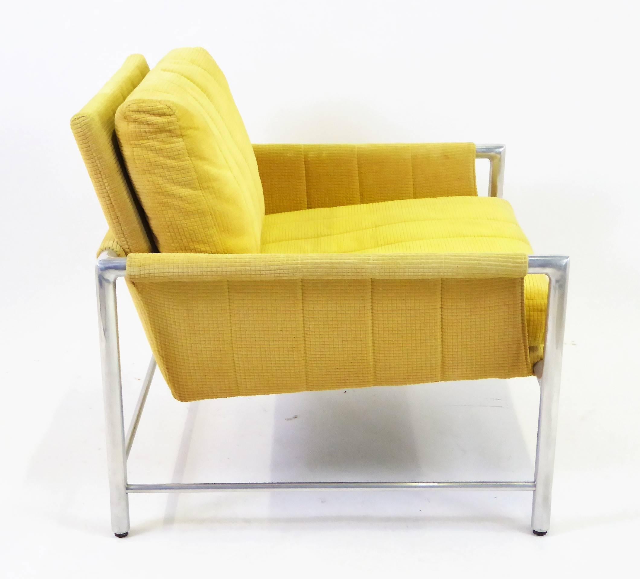 Pair of 1960s Founders Furniture Lounge Chairs in the Style of Harvey Probber 1