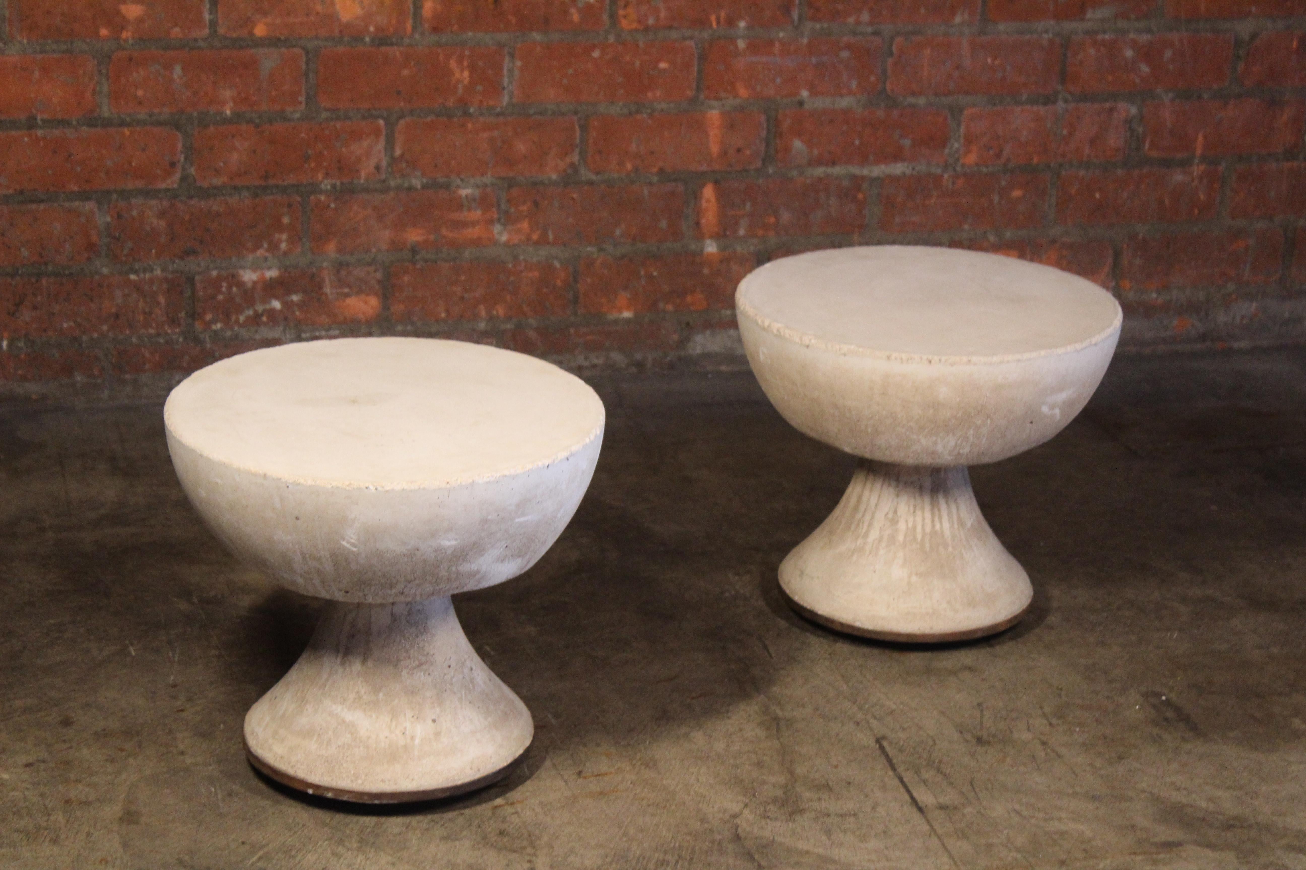Pair of 1960s French Cast Concrete Side Tables 11