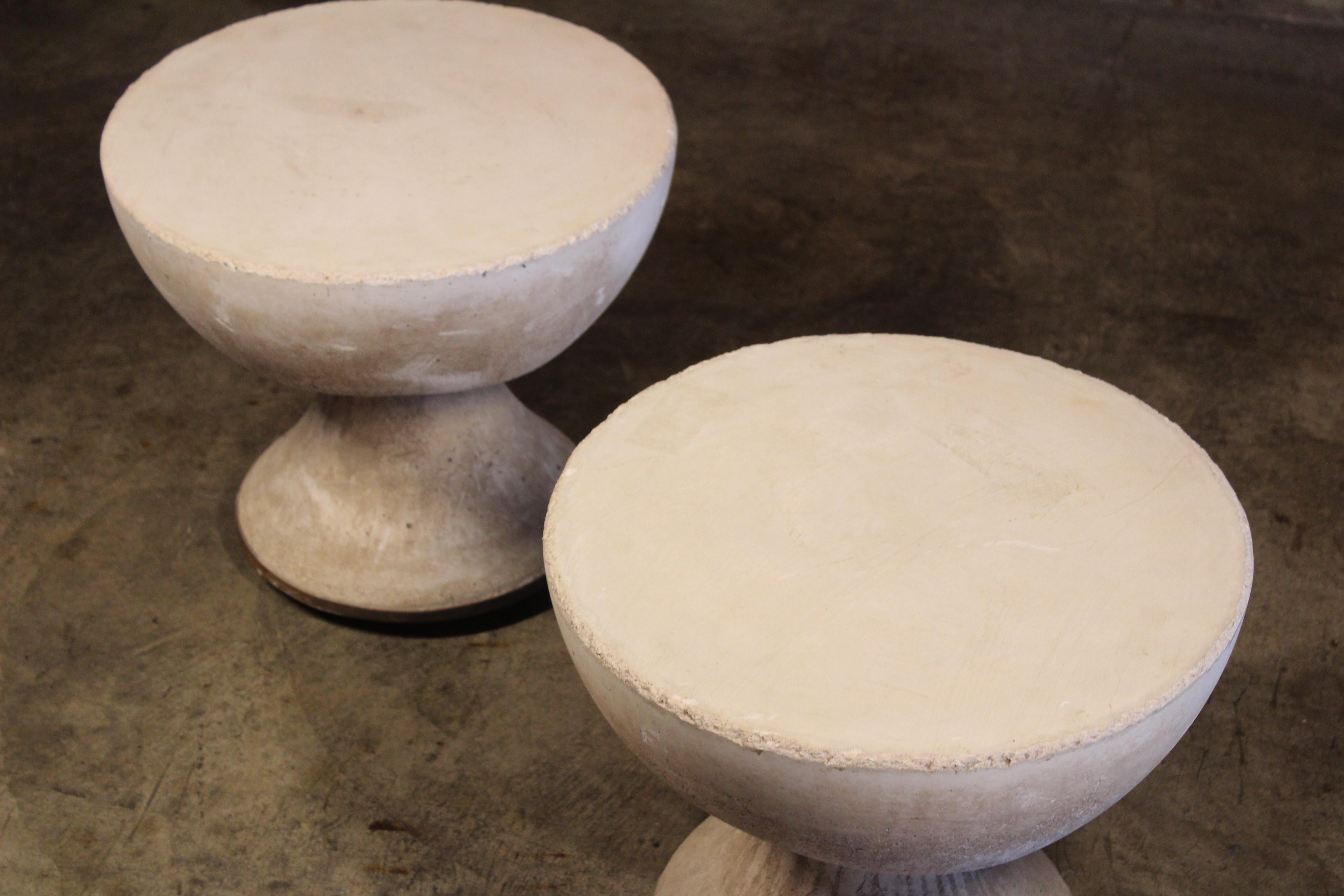 Pair of 1960s French Cast Concrete Side Tables 2