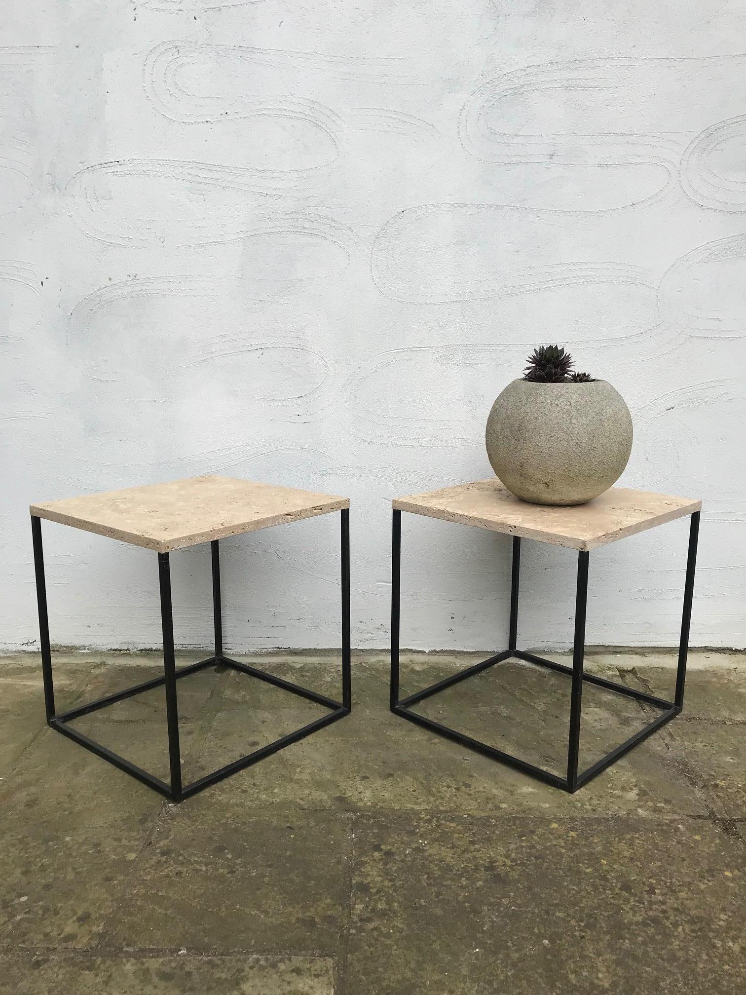 Pair of 1960s French Side Tables For Sale 10