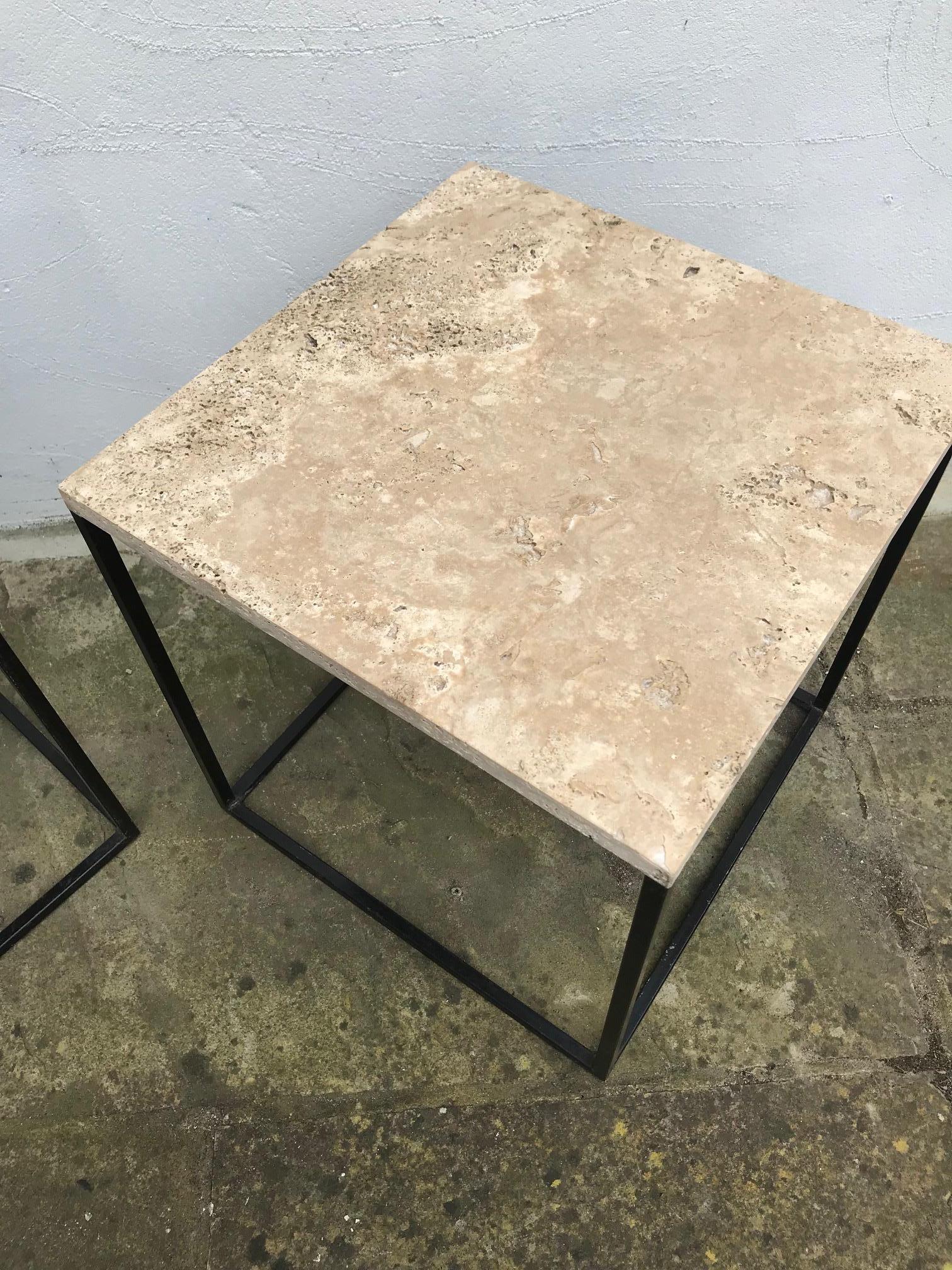 20th Century Pair of 1960s French Side Tables For Sale