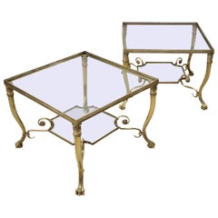 Pair of 1960s French Sofa Tables/Side Tables