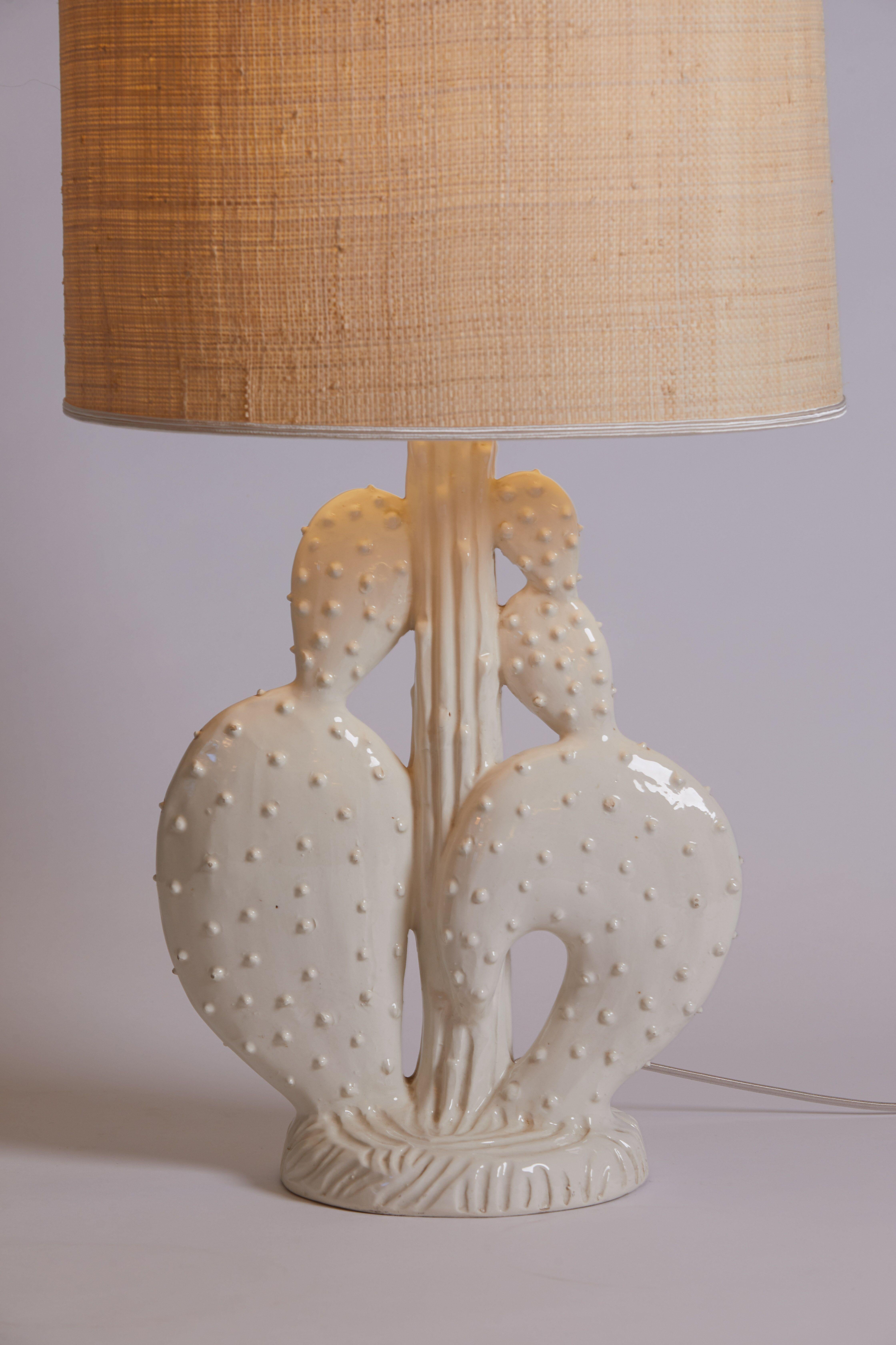 ceramic cactus lamp