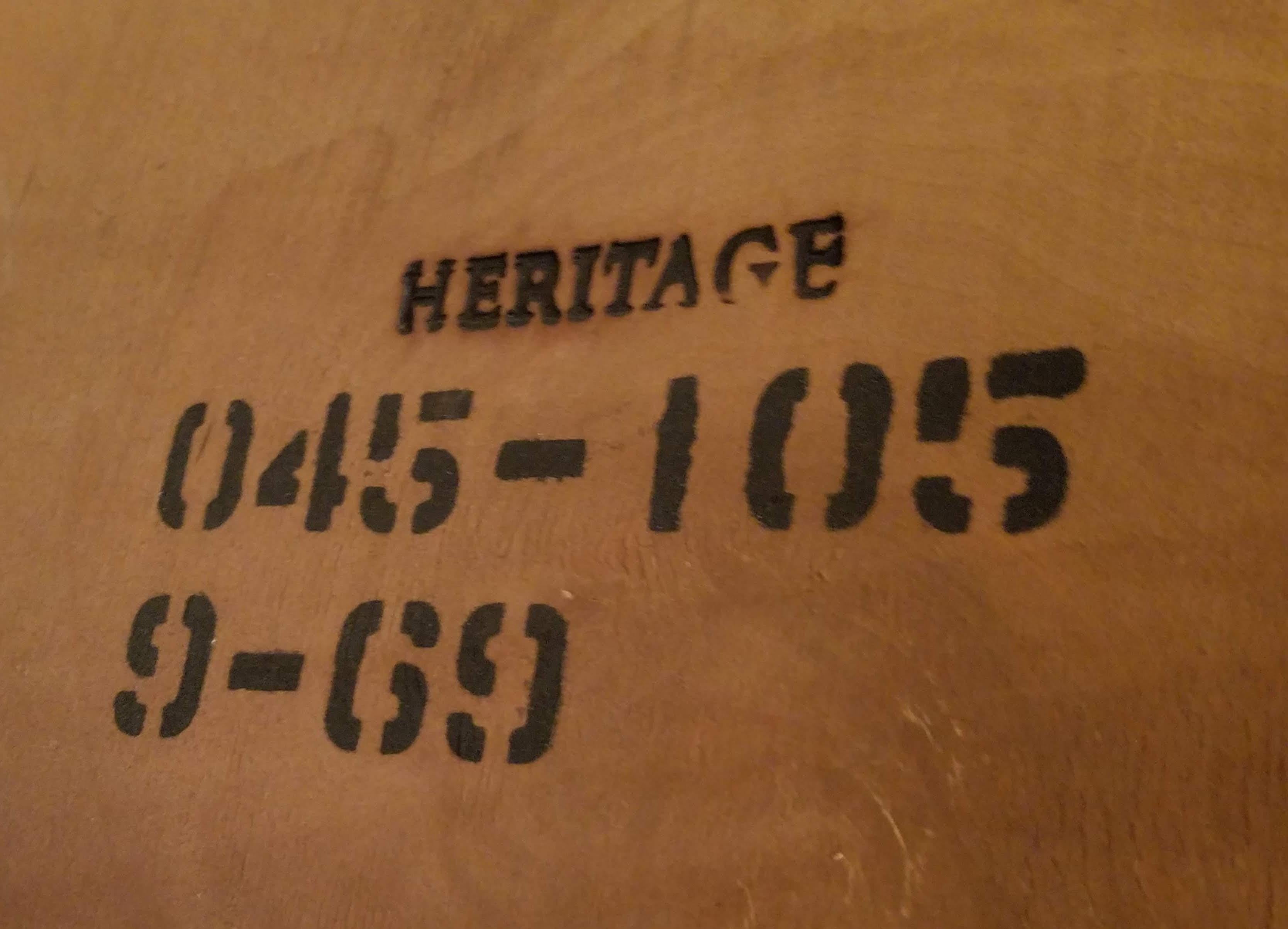 Pair of 1960s Heritage Oval Side Tables w/ Pecky Walnut Tops and Gilt Iron Bases For Sale 7