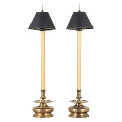 Pair of 1960s Hollywood Regency Style Table Lamps: Vintage Opulence Reimagined