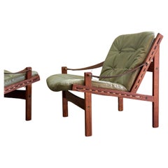 Paire de chaises longues "Hunter" des années 1960 par Torbjørn Afdal