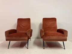 Mid-Century Modern Armchairs, Italian Design, Circa 1960s