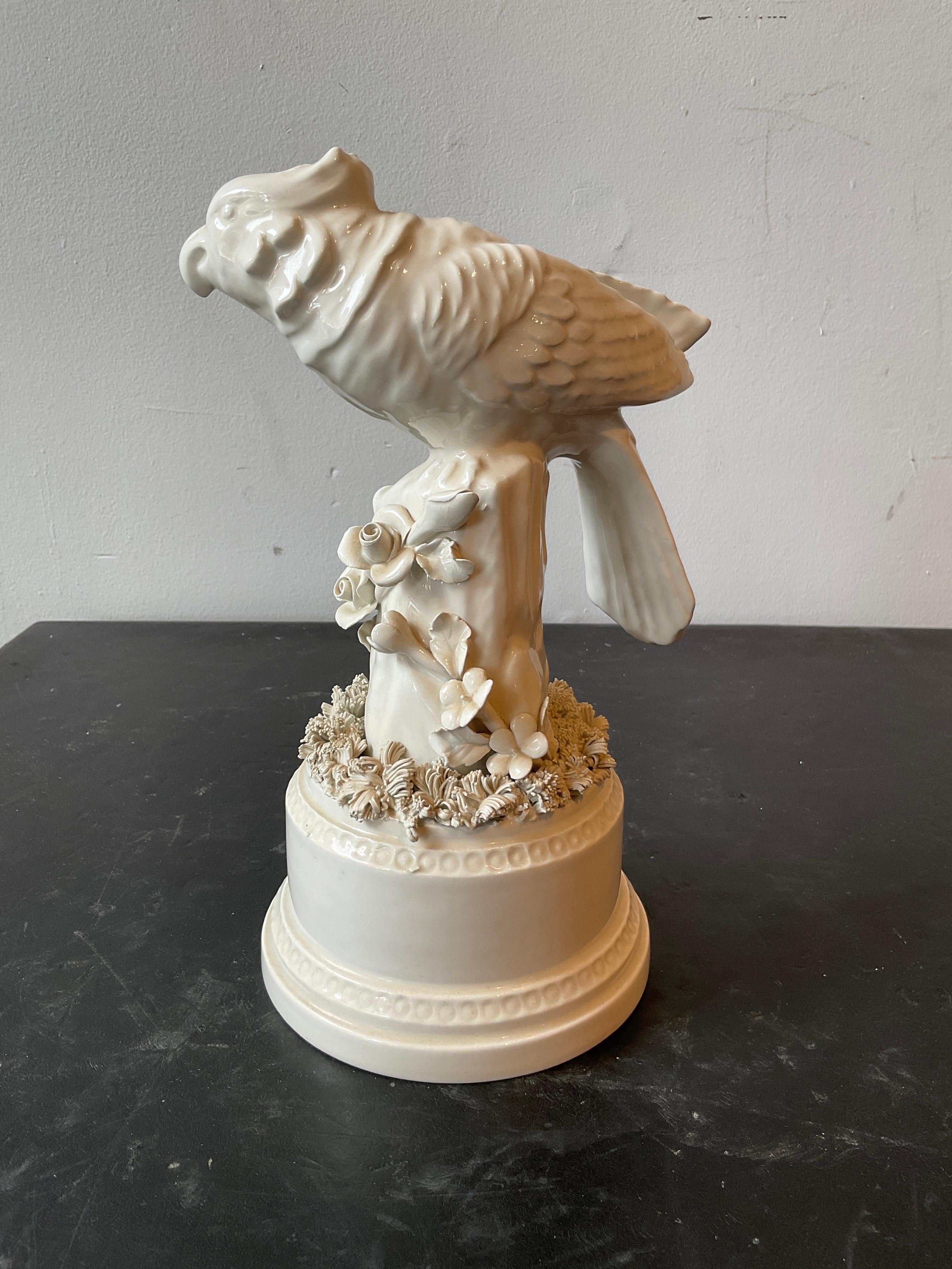 Pair Of 1960s Italian Ceramic Cockatoos For Sale 2