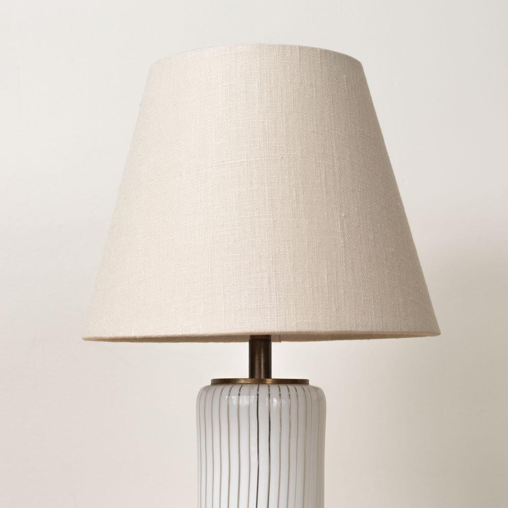 Paire de lampes de table en verre italiennes des années 1960 en vente 3
