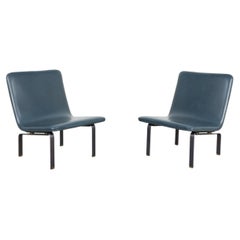 Pair of 1960s Italian Mid-Century Lounge Chairs, Giulio Moscatelli Style