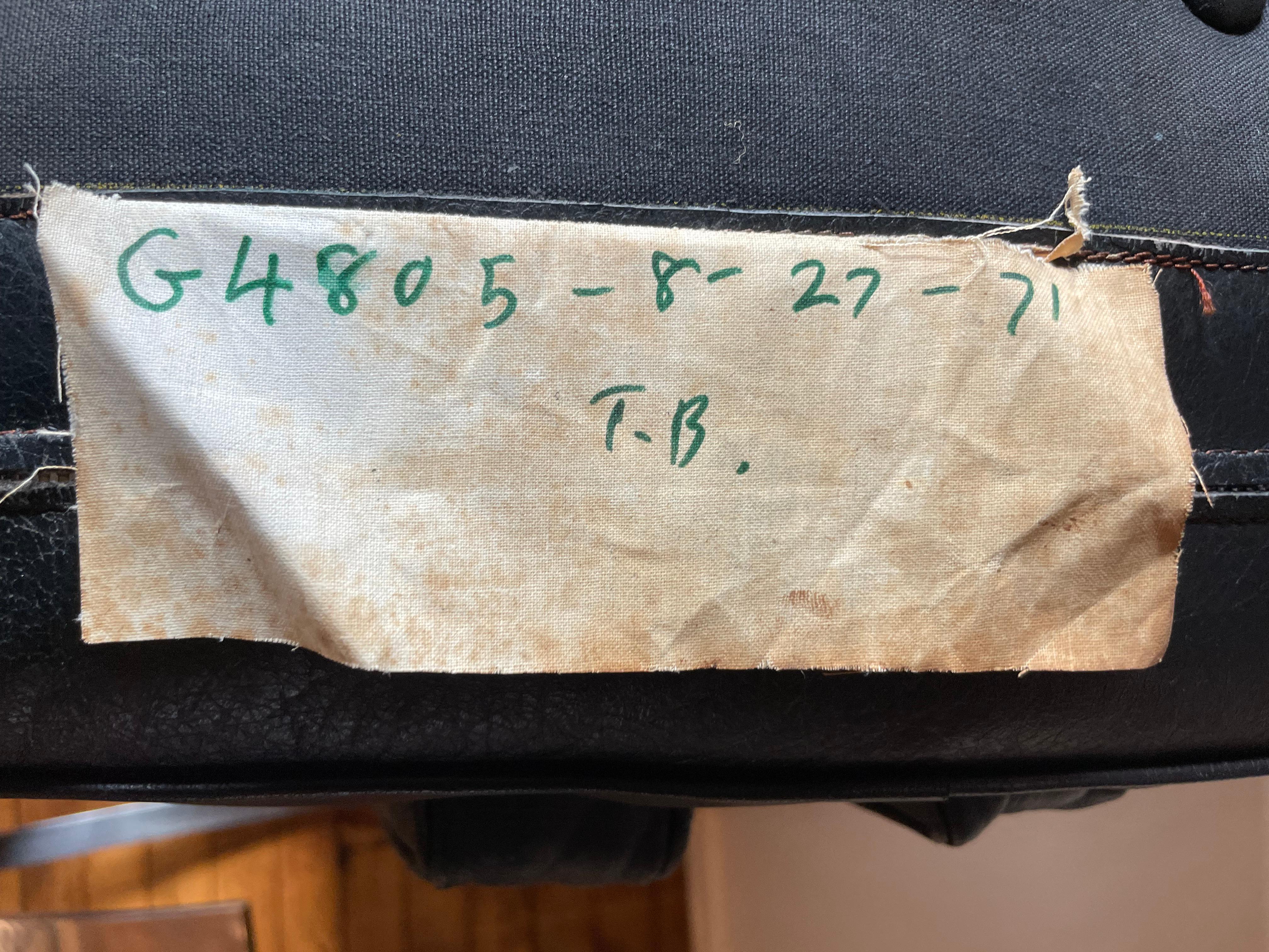 Paire de chaises Knoll Barcelona des années 1960 avec étiquettes en vente 2