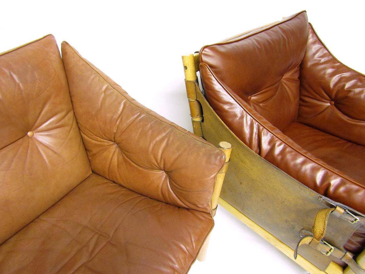 Pair of 1960s Leather 