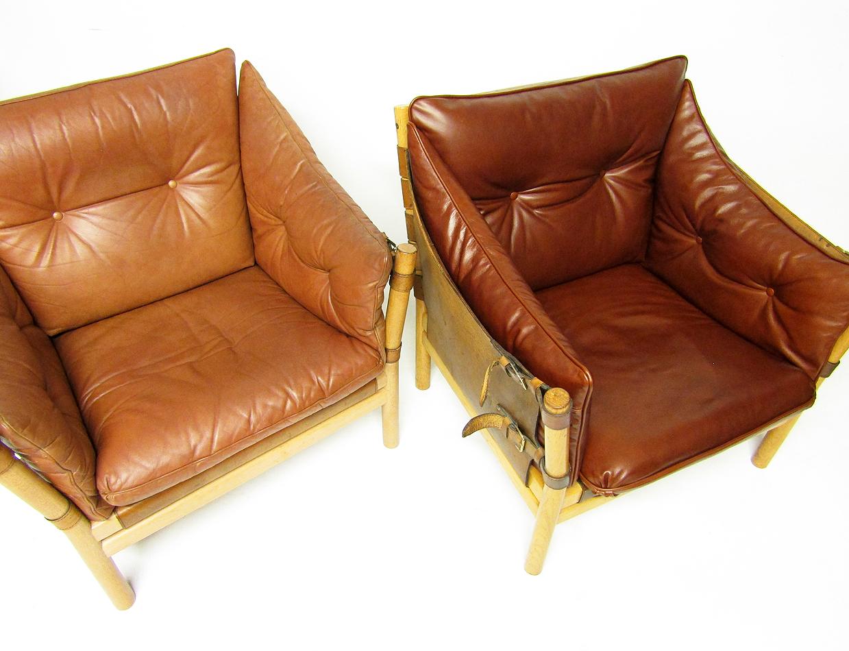 20th Century Pair of 1960s Leather 