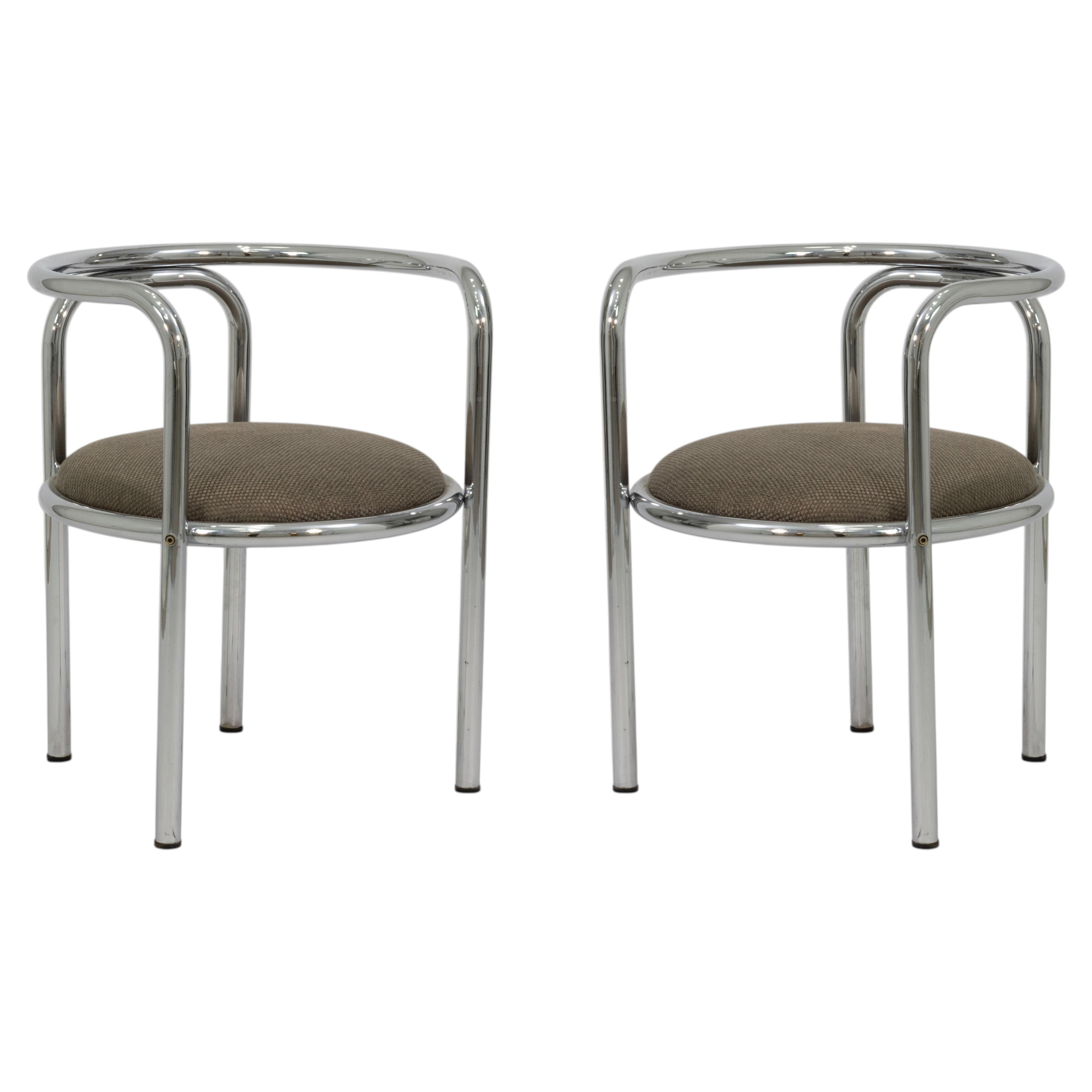 Pair Of 1960s Locus Solus Chairs By Gae Aulenti For Poltronova