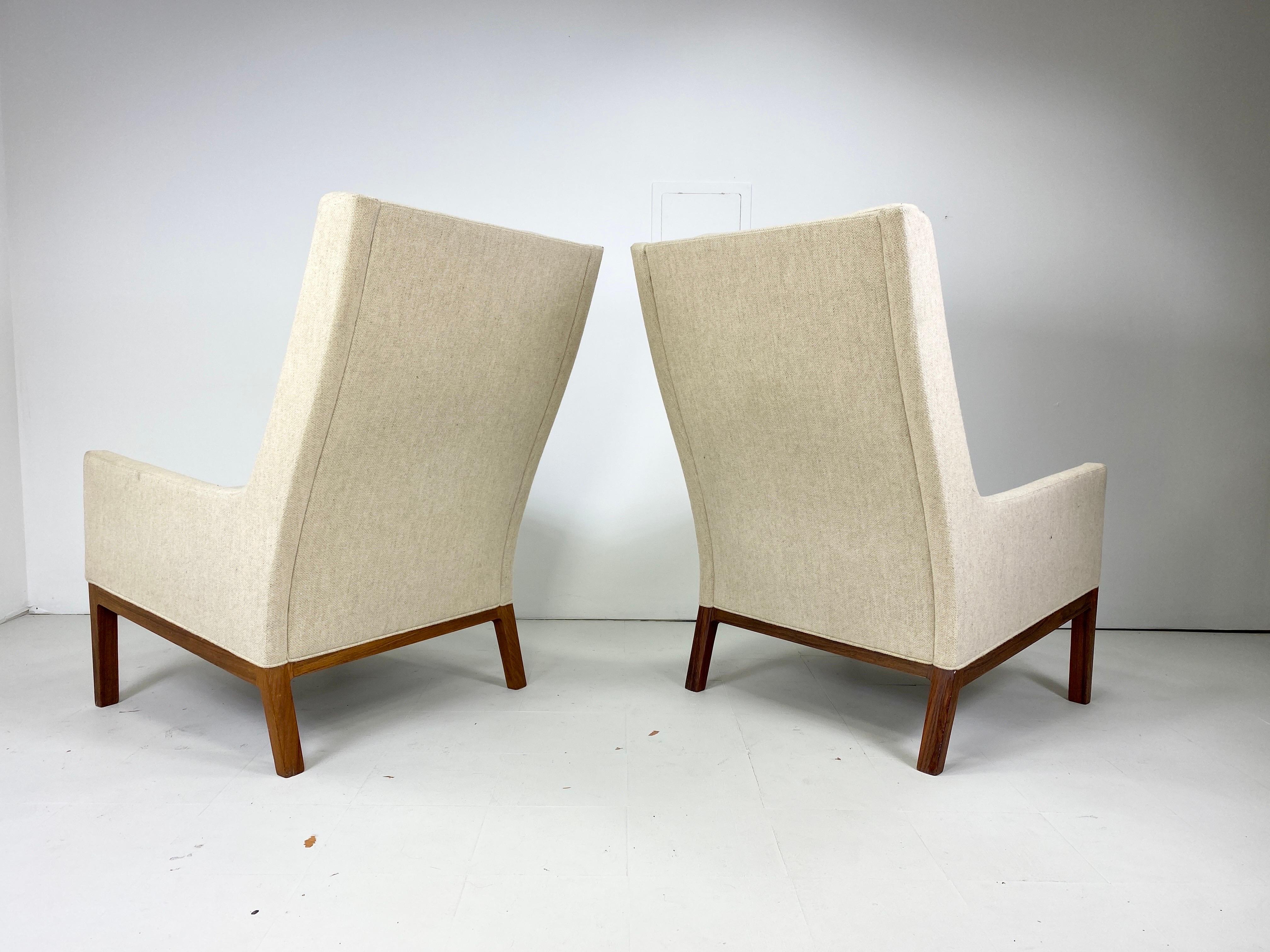 Scandinavian Modern Pair of 1960’s Lounge Chairs by Kai Lyngfeldt Larsen