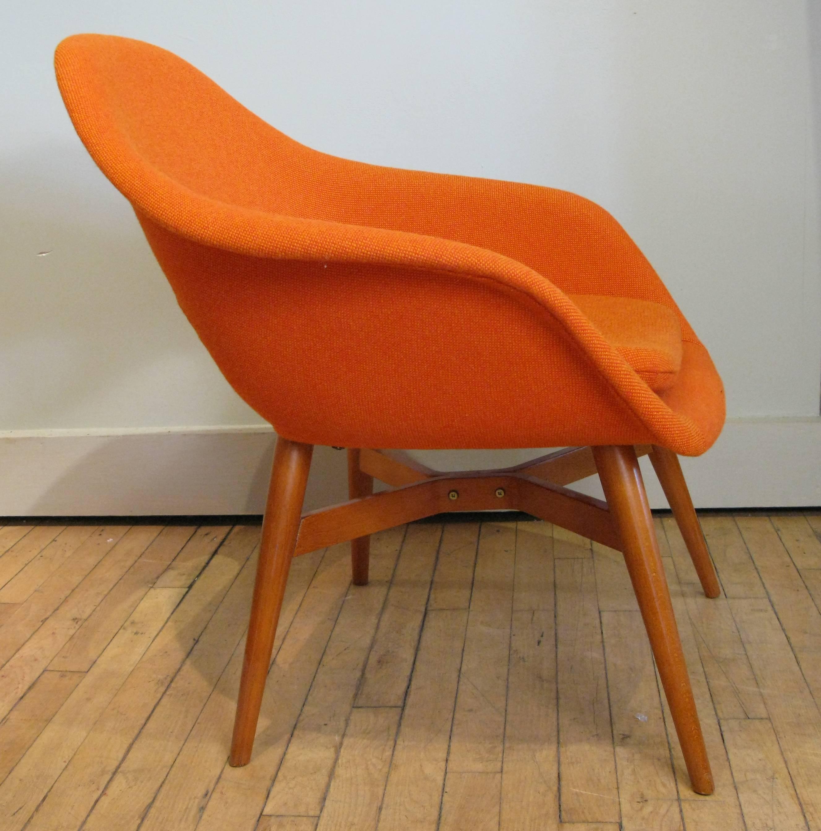 Czech Pair of 1960s Lounge Chairs by Miroslav Navratil