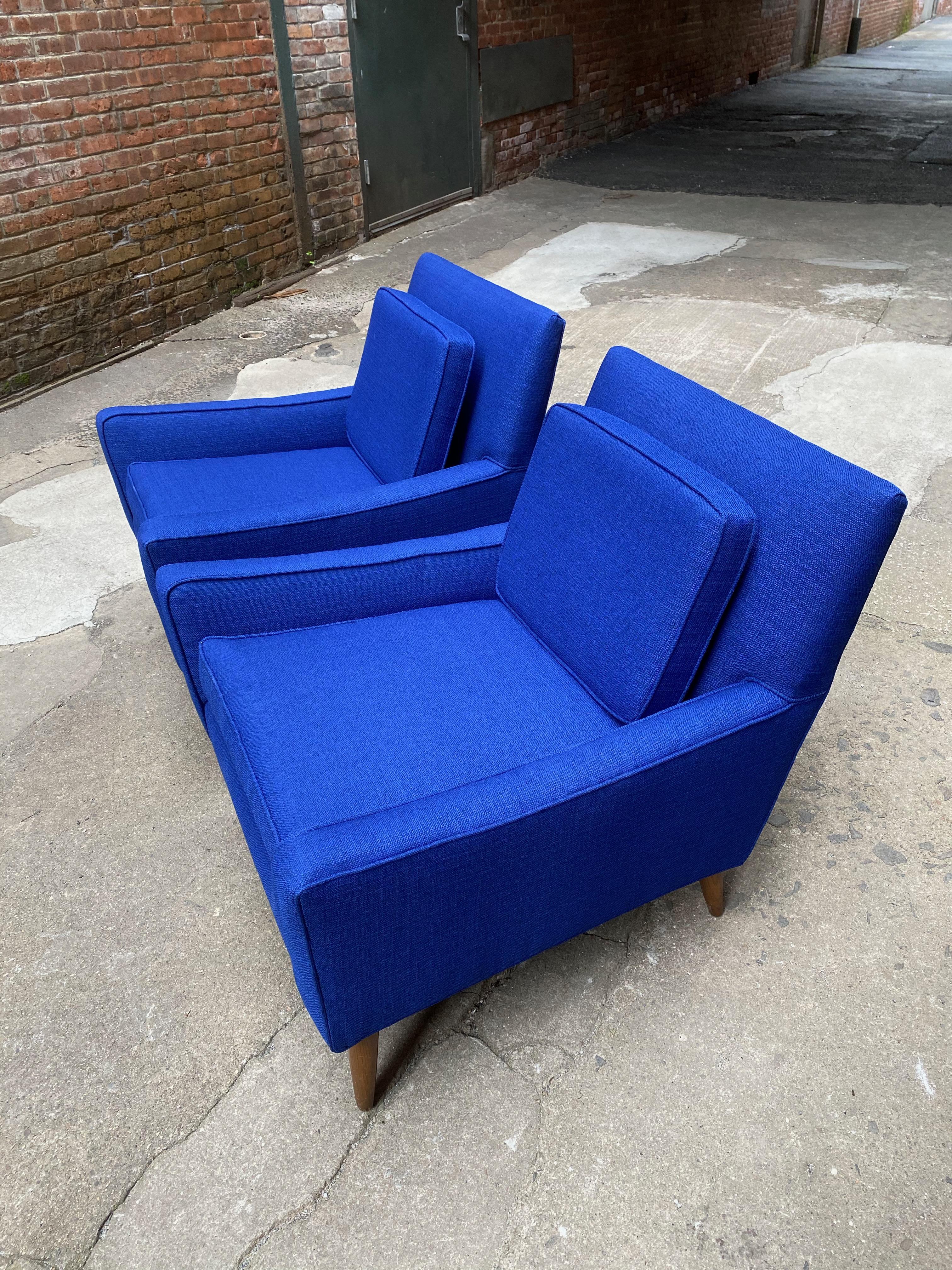 Pair of 1960s Lounge Chairs the Manner of Paul McCobb For Sale 2