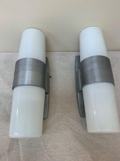Pair of 1960s Mid Century Wall Sconces by Mcphilben Brooklyn, NY