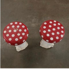 Pair of 1960s Mushroom Sculptures