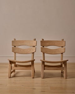 Par de sillones de roble de los años 60, de Dittman & Co.