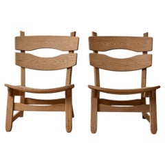 Par de sillones de roble de los años 60, de Dittman & Co.