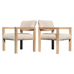 Pair of 1960s Original Organic Thayer Coggin Parsons Restored Chairs