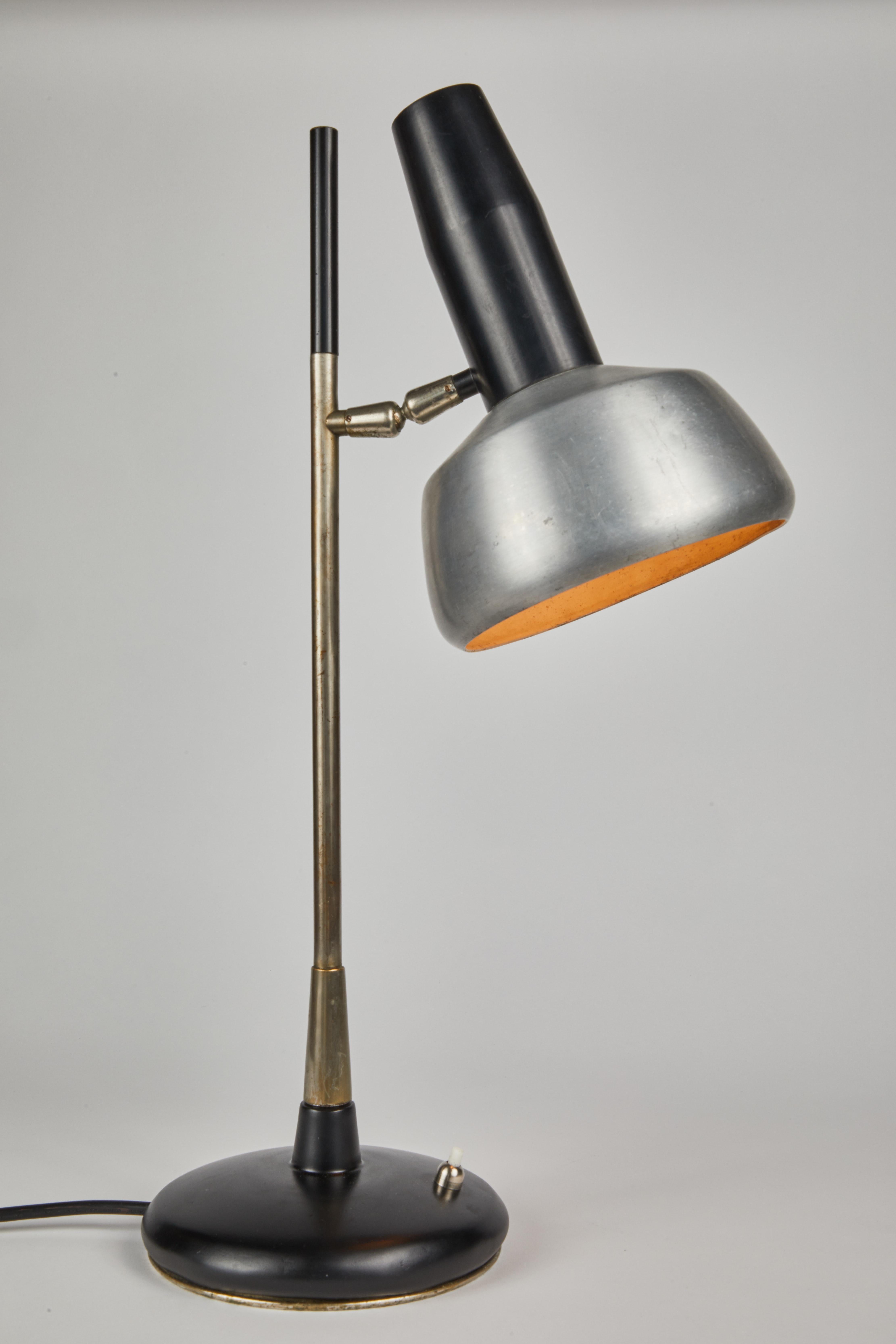 Italian Pair of 1960s Oscar Torlasco Table Lamps for Lumi