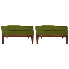 Pair of 1960s Ottomans