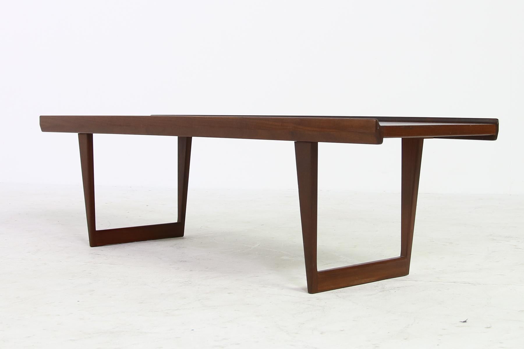 Pair of 1960s Peter Lovig Nielsen Table or Bench in Teak, Danish Modern Design 3
