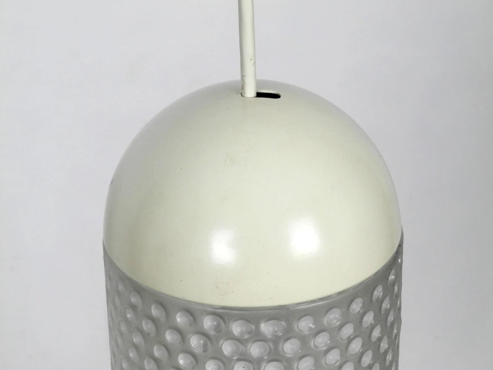 Paar Putzler-Glas-Pendelleuchten aus den 1960er Jahren im Space Age-Design im Angebot 3