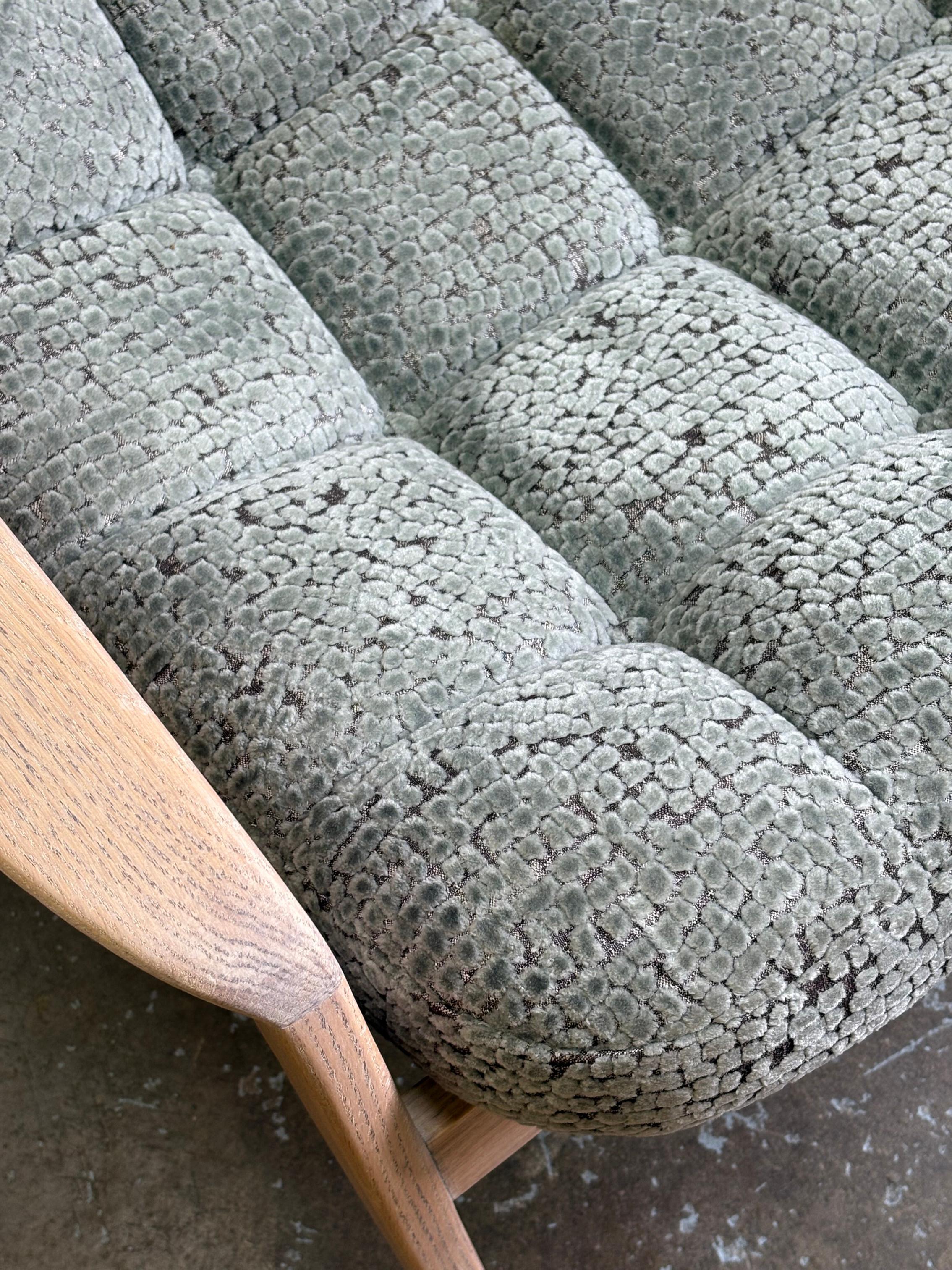 Paar 1960er R Huber Scoop Lounge Chairs (Mitte des 20. Jahrhunderts) im Angebot