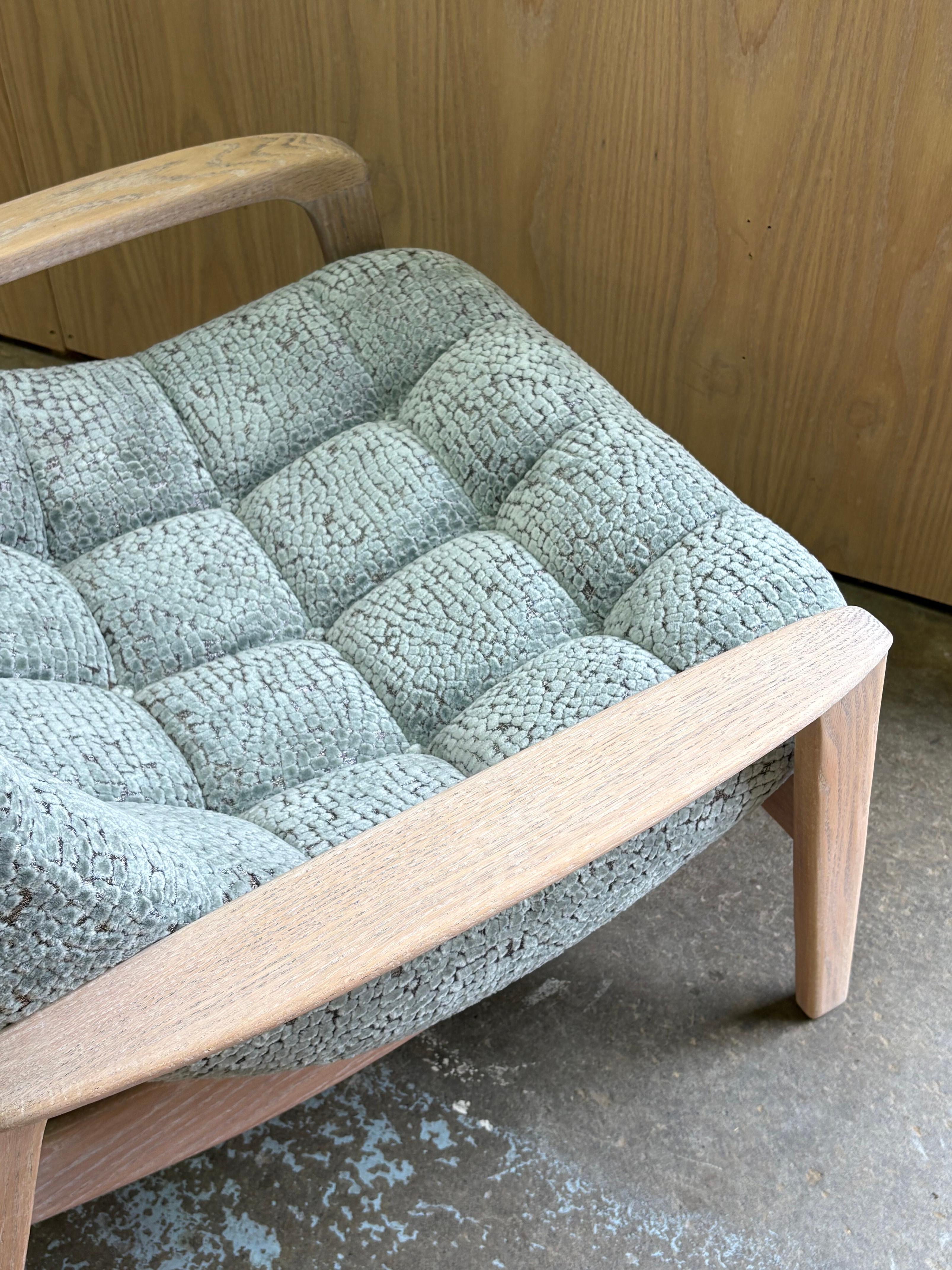 Paar 1960er R Huber Scoop Lounge Chairs im Angebot 3