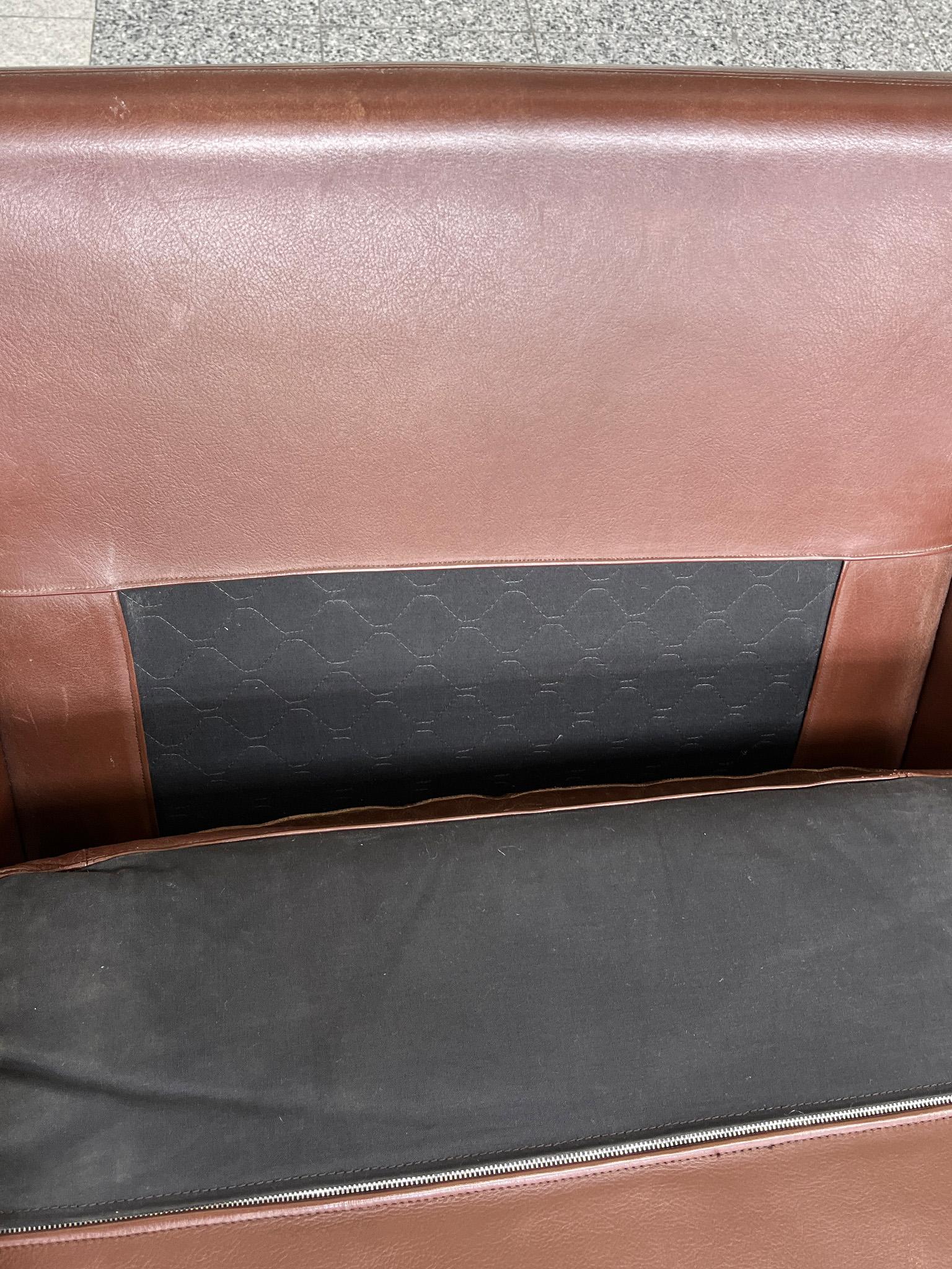 20th Century Pair of 1960s Rosewood and Leather Armchairs by Georg Thams For Sale