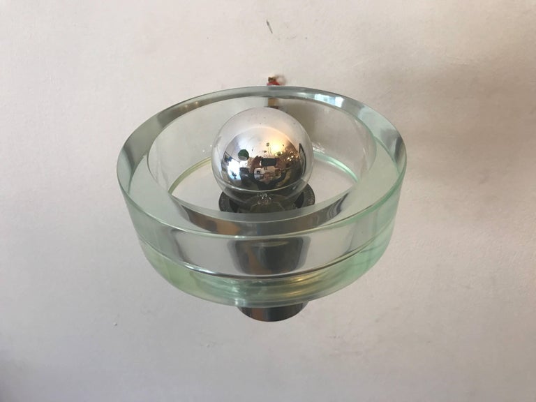Art Glass Pair of 1960s Seguso Murano Glass Wall Lights For Sale