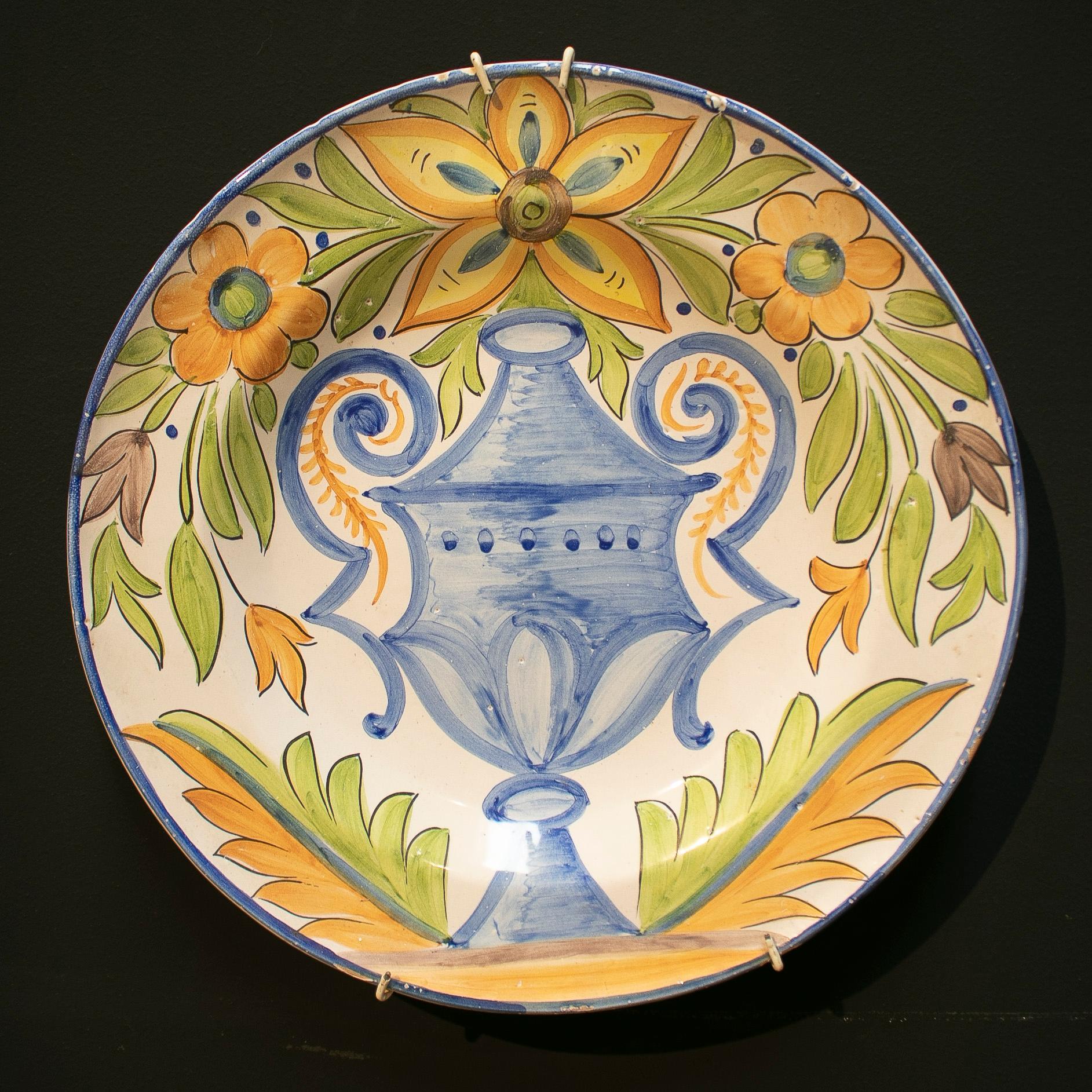 glazed terracotta plates