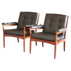 Pair of 1960s Swedish Lounge Chairs