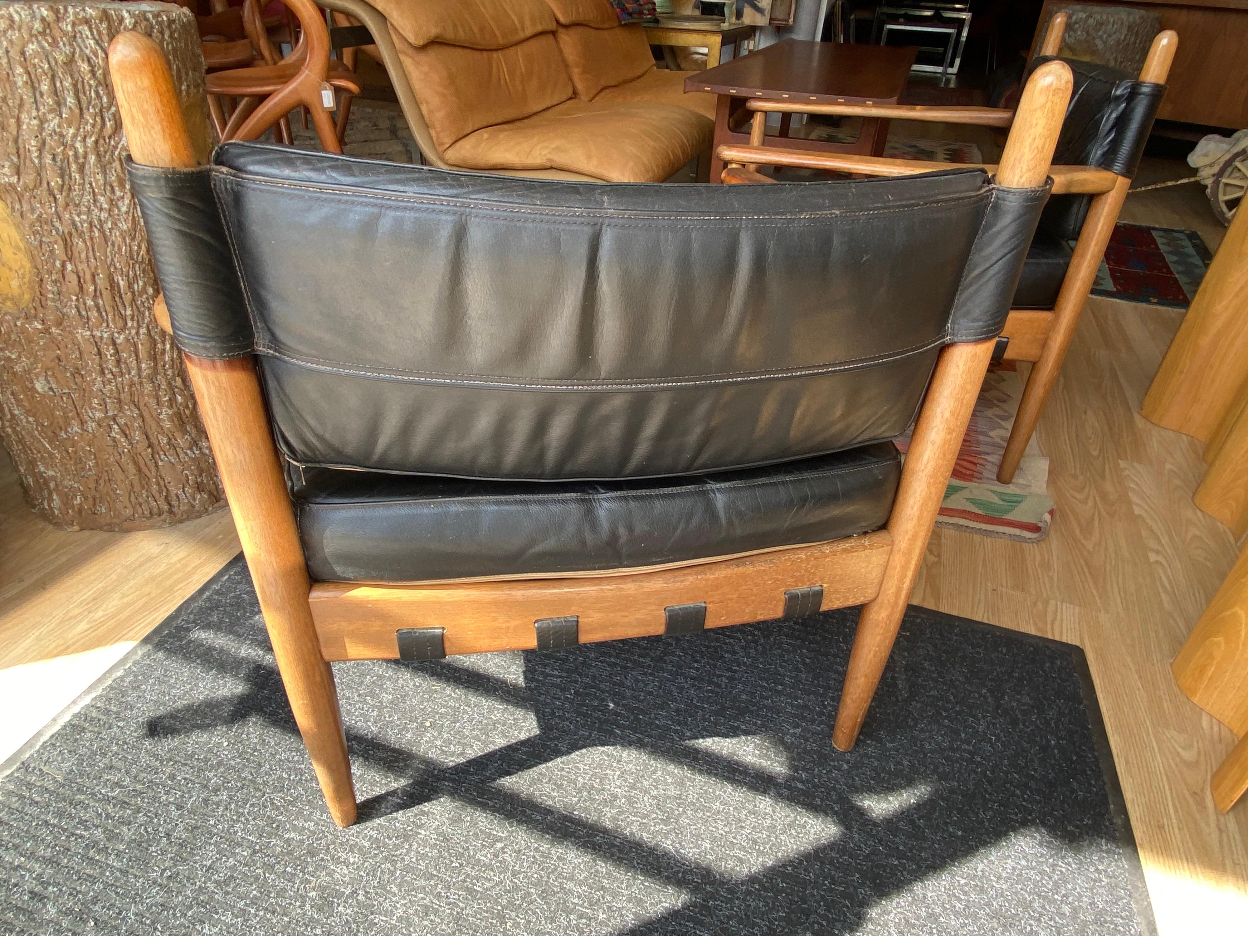 Pair of 1960s Swedish Mid-Century Modern Eric Merthen Lounge Chairs 3