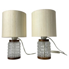 Pair of 1960's Swiss Bedside Table Lamps