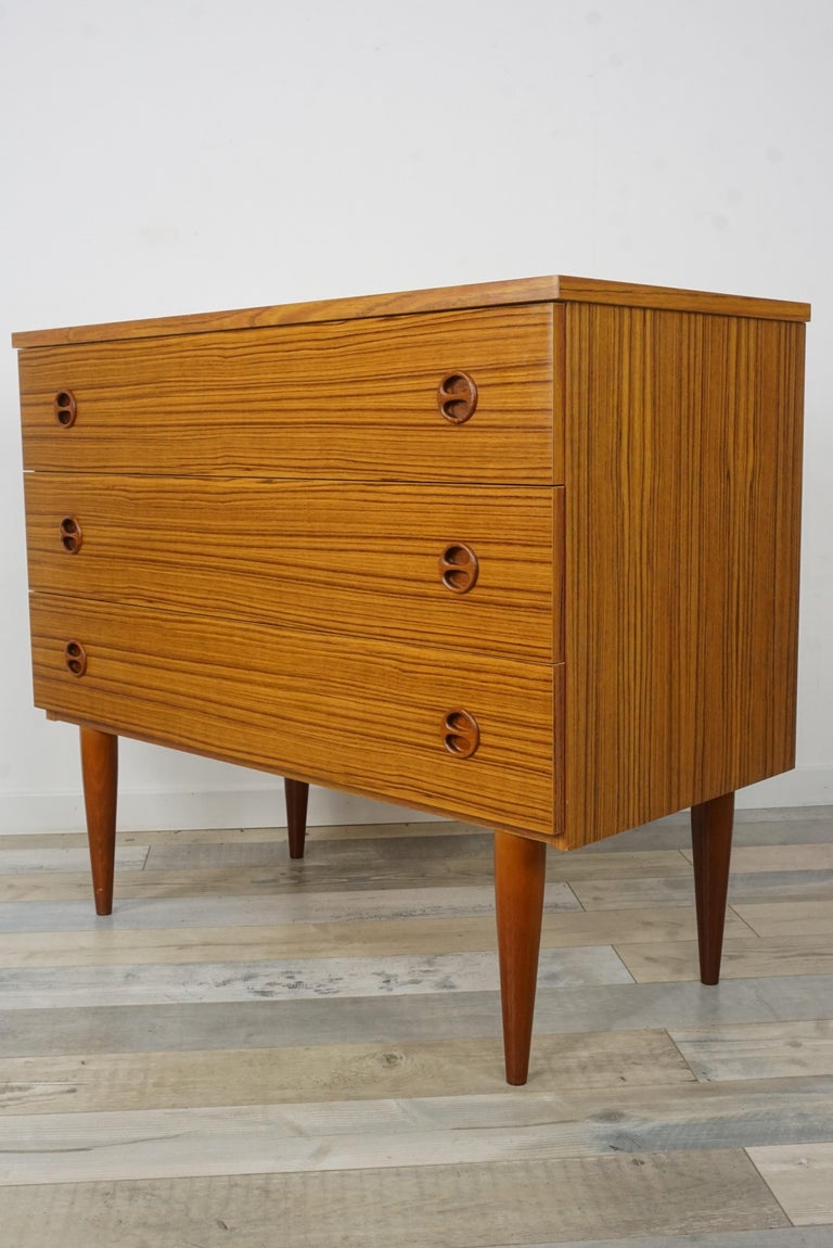 Pair Of 1960s Teak Wooden Chest Of Drawers At 1stdibs
